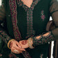 Dark Green Embroidered Chiffon Suit |Ready to Wear