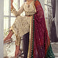 Beige Chiffon stitched with Addawork and Silk Dupatta |RTW