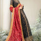 Black Majesty – Chiffon Frock Ready-to-Wear 3-Piece