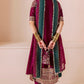03-Piece Plain Velvet Embroidered Suit With Chiffon Dupatta