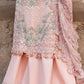 Blush Pink Embroidered Chiffon Suit |Ready to Wear