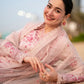 03-Piece Embroidered Lawn Suit With Organza Dupatta | Ready To Wear