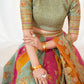 03-piece Embroidered Silk Lehanga With Organza Dupatta | Ready To Wear