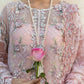 Blush Pink Embroidered Chiffon Suit |Ready to Wear