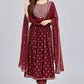 Elegant Anarkali 3 piece Suit with Dupatta | Ready To Wear