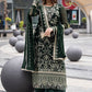 Dark Green Sequence Embroidered Semi Pure Chiffon Suit | Ready to Wear