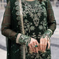 Dark Green Sequence Embroidered Semi Pure Chiffon Suit | Ready to Wear