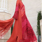 03-Piece Embroidered Lawn Suit With Silk Dupatta | Ready To Wear