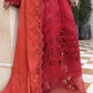 03-Piece Embroidered Lawn Suit With Silk Dupatta | Ready To Wear