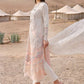 03-Piece Embroidered Lawn Suit With Net Dupatta | Ready To Wear