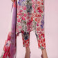 03-Piece Printed Lawn Suit With Chiffon Dupatta | Ready To Wear