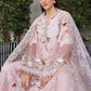 Ethereal Pastel Pink Hand-Embellished Chikankari Lawn Suit