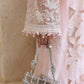 Ethereal Pastel Pink Hand-Embellished Chikankari Lawn Suit