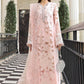 Ethereal Pastel Pink Hand-Embellished Chikankari Lawn Suit