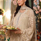 Tie and Dye Chiffon Embroidered Suit with Satin Silk Trouser | Ready to Wear