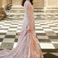 Blush Pink Handwork Embroidered Lawn Luxury Suit |Ready to Wear