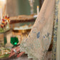 Mint Green Embroidered Chiffon Suit with Digital Printed Dupatta |RTW