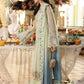 Mint Green Embroidered Chiffon Suit with Digital Printed Dupatta |RTW