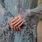 Ice Blue Heavy Embroidered Chiffon Luxury Suit with Adda Work |Ready to Wear