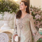 Champagne Embroidered Chiffon Suit with Adda Work | Ready to Wear