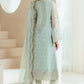 Ice Blue Heavy Embroidered Chiffon Suit with Adda Work |Ready to Wear