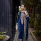 3 Piece Stitched Velvet Suit - Ready To Wear