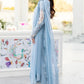 Light Blue Chikankari Lawn Suit | Ready to Wear