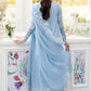 Light Blue Chikankari Lawn Suit | Ready to Wear