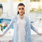 Light Blue Chikankari Lawn Suit | Ready to Wear