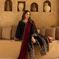 Black Cotton Silk Embroidered Suit with Chiffon Dupatta | Ready to Wear