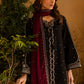 Black Cotton Silk Embroidered Suit with Chiffon Dupatta | Ready to Wear