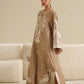 Gold Raw Silk Embroidered Suit | Ready to Wear