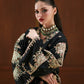 Black Charmoush Silk Embroidered Suit | Ready to Wear