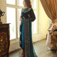 03-Piece Velvet Embroidered Suit With Organza Dupatta