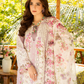 03-Piece ELAF Chickankari Cotton Suit with Digital Silk Dupatta