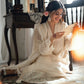 Ivory Embroidered Chiffon Suit | Ready to Wear