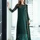 Rich Forest Green: 03-Piece Chiffon Suit