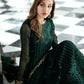 Rich Forest Green: 03-Piece Chiffon Suit