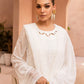 3-Piece Semi Pure Chiffon Embroidered Suit - Ready  To  Wear