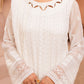 3-Piece Semi Pure Chiffon Embroidered Suit - Ready  To  Wear