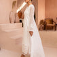 3-Piece Semi Pure Chiffon Embroidered Suit - Ready  To  Wear