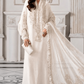 Ivory Sequence Embroidered Chiffon Adda Work Festive Suit | RTW