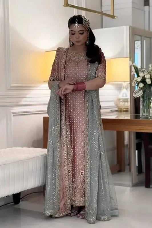 Blushing Rose Addawork Shimmer Festive Masterpiece | RTW