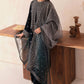3 Piece  Stitched Valvet  Suit - Ready to Wear
