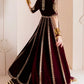 Royal Embroidered Kalidar Velvet and Raw Silk Bridal Lehenga Suit | RTW