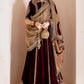 Royal Embroidered Kalidar Velvet and Raw Silk Bridal Lehenga Suit | RTW