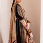 Royal Embroidered Kalidar Velvet and Raw Silk Bridal Lehenga Suit | RTW