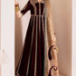 Royal Embroidered Kalidar Velvet and Raw Silk Bridal Lehenga Suit | RTW