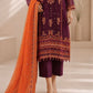 03-Piece Chiffon Suit With Embroidery | Ready To Wear