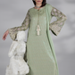 Mint Green Heavy Embroidered Chiffon Luxury Suit | RTW